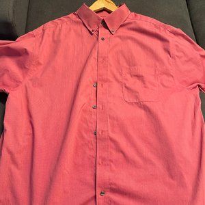 Men's Roundtree & Yorke Gold Label Non-Iron Button Down Shirt Short Sleeve